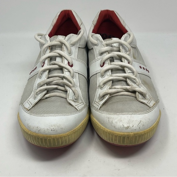 Ecco Street Premiere Golf Shoes Mens 11 - 11.5 EU 45 White Red Leather Spikeless main image 14